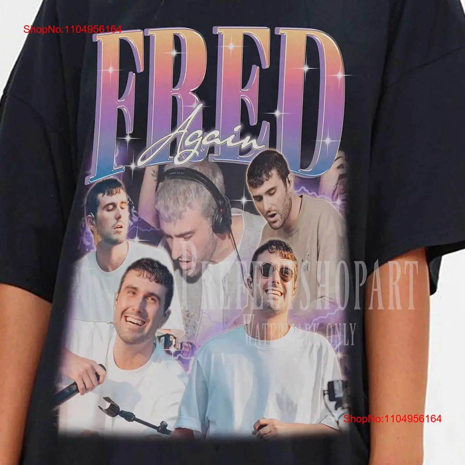 Fred Again T Shirt Merch Vinta - Poster Men Fashion 评论和价格