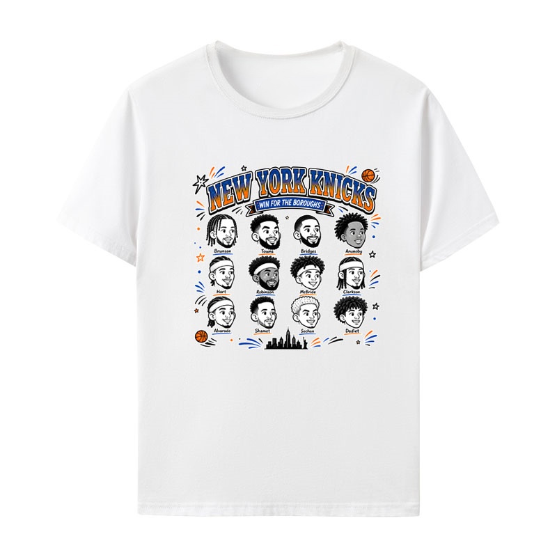New York Knicks Lineup T-shirt - Men'S Fashion New York 评论和价格