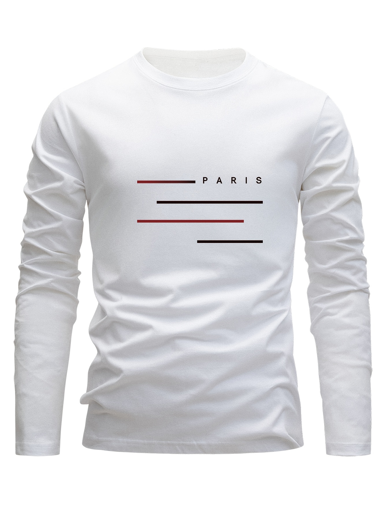 100% Cotton Men's Long Sleeved - Men'S Fashion T Shirts 评论和价格