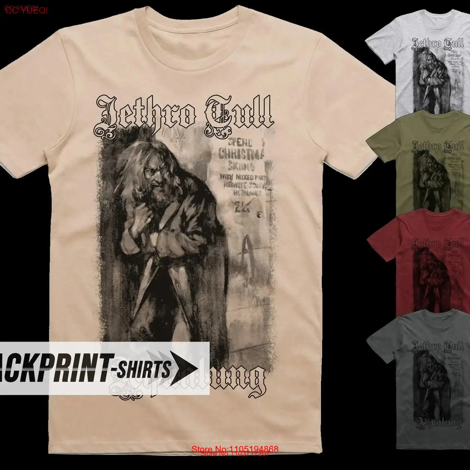 Jethro Tull Aqualung V1 Poster - Poster Men Fashion 评论和价格
